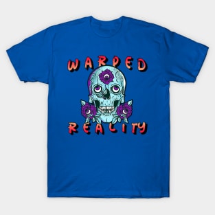 Warped Reality (skull flowers) T-Shirt